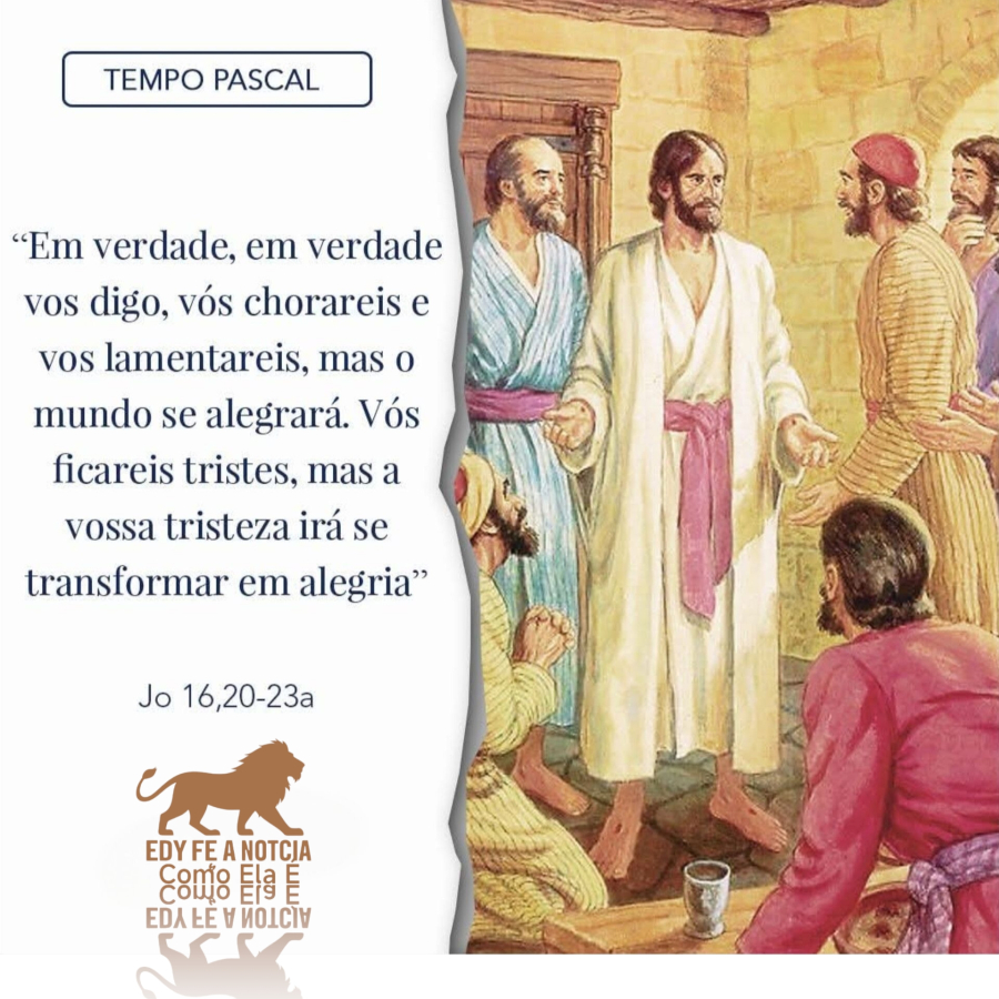 A Tristeza que Dança com a Esperança: Reflexões sobre o Evangelho do Dia e a Promessa Inabalável de Jesus Cristo